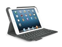 Logitech Ultrathin Keyboard Folio for iPad mini - Carbon Black (Renewed)