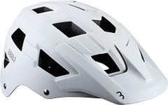 BBB Cycling, Adult MTB Mountain Bike Cycle Helmet with Large Visor for Trek and Trail Bikes, Camera Mount, ABS Shell, Nanga, BHE-54, Matt Off White, M (54-58 cm)