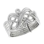 Sterling Silver 6-Piece Puzzle Ring