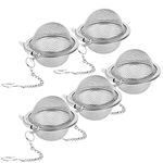 Mockery 6Pcs Tea Strainer Infuser Ball, Stainless Steel Mesh Tea Ball for Natural Tea & Seasoning Spices