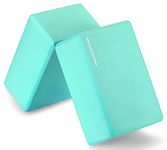 BalanceFrom Set of 2 High Density Yoga Blocks, 9"x6"x4" Each, Pair (Green)