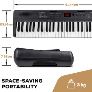 Alesis Melody 61-Key Keyboard Piano – Portable Digital Instrument