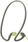 Sennheiser PMX 684i Fitness Workout Sports Running and Cycling Earbud/in ear Ultralight Compatible with Apple/iPhone/iPad Neckband Headphone Grey/Green color Headset sweat and water resistant