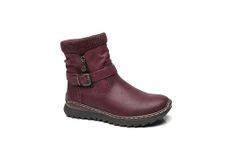 IVACHY Women Warm Lining Ankle Boots - Cozy insulated winter boots- Zip closure - UK ladies size 3 to 7.5