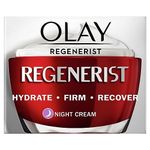 Olay Regenerist Night Face Cream, Unique Formula With Vitamin B3 & Niacinamide, Instantly Hydrates For 24H 50ml