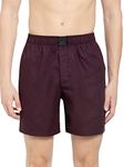 Jockey Men's Ultrasoft Tencel Cotton Boxer Shorts with Side Pockets HG18_Assorted_L (Colour may vary)