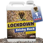 Lockdown Sticky Rock Glue for Landscaping, Gravel Glue for Landscaping, Heavy-Duty, Weather-Resistant, Easy Hold Application of Landscape Rock Glue - Pea Gravel Glue - Mulch Glue for Rocks 1 Gal