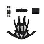 PAXLamb Foam Padding Kit 21PCS Head Protection Liner Inner Protective Pads Net Replacement Pad Cushion Mat Set for Bike Bicycle Motorcycle Cycling Riding Sport Helmets (Black)