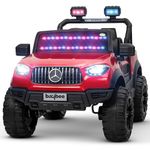 Baybee Renegade 4×4 Battery Operated Jeep for Kids, Ride on Toy Kids Car with Light & Music | Baby Big Battery Car | Electric Jeep Car for Kids to Drive 3 to 8 Years (Painted Red)