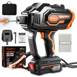 Sakerplus Portable Welding Machine, Welder Machine 110V, ARC Portable Welder with IGBT Inverter 5 Variable Current Adjustment (Model Pro - Digital Amp & LED)