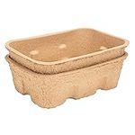 Kitty Sift 2-Pack Disposable Heavy Duty 6mm Thick Cat Litter Box - Sustainable, Clean, & Water Resistant - Jumbo, 2-Pack