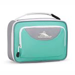 High Sierra Kids' Single Compartment Lunch Bag, Aquamarine/Ash/White, One Size