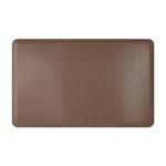 Art3d Anti Fatigue Mat - 1/2 Inch Cushioned Kitchen Mats - Non Slip Foam Comfort Cushion for Standing Desk, Office or Garage Floor (17.3"x28", Brown)