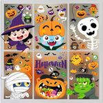 Halloween Window Clings Cute Hallow