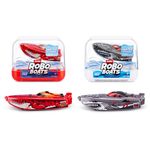 Robo Alive Robo Boats, White Shark & Dino Shark Boat, 2 Pack, by ZURU Water Activated Boat Toy, Toys for Boys, Bath Toy, Pool Toy (Amazon Exclusive)