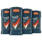 Degree Men Invisible Antiperspirant & Deodorant, Adventure, 2.7Ounce Packages (Pack Of 4)