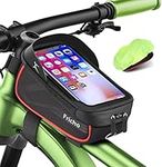 Fricho Mens Gifts, Bike Frame Bag Waterproof, 6.5" Bicycle Accessories, Cycling Gadgets for Teenage Boys, Birthday Presents for Him Husband, Fathers Day Easter Gifts for Dad Adults who Have Everything