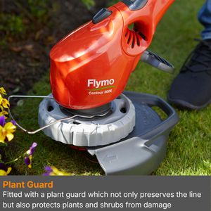 Flymo Contour 500E Electric Grass Trimmer & Edger – 500W, 25cm, Orange