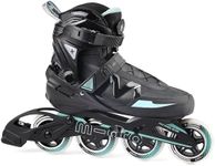 Men's Adult Inline Skate - Micro Delte High Performance Roller Skates Blades for Men, Indoor Outdoor and Fitness Black (10)