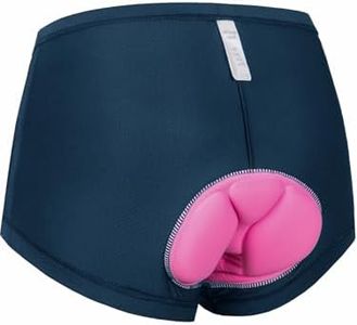Women's Cycling Underwear 4D Padded Bike Shorts Lightweight Bicycle Biking Undershorts Breathable Ergonomic Design Blue