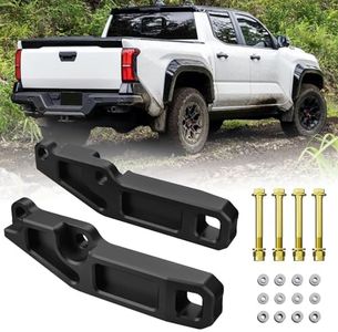 TECHPICCO Rear Recovery Points for Tacoma 2024 2025 2026 OEM PT989-35245-03，Rear Tow Hooks Compatible with Toyota Tacoma Accessories 2024-2026 (Black)