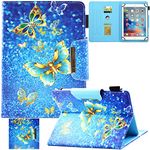 Artyond Universal 7.0" Tablet Case,Lightweight Stand Card Slots Case for Galaxy Tab E 7.0/Tab A 7.0,Kindle Paperwhite 6.8 2021,Kindle HDX7,LG G Pad,Lenovo and More 6.5-7.5 inch Tablet, Butterfly