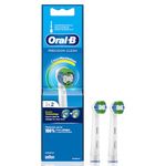 Oral B ORIGINAL Precision Clean Electric Toothbrush Soft Replacement Brush [10X POWERFUL THAN COMPATIBLE PRODUCTS] For Vitalty,Pro,Smart Series, 2 refills, Daily clean & Gum health