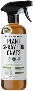Plant Spray Bottle for Insects (16oz) by Kate's Garden. Garden Plant Care Peppermint Oil Spray for Bugs. Fungus Gnat Killer for Indoor Plants & Outdoors. Insecticide for Fruit Flies, Spider Mites.
