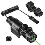 Feyachi Tactical Green Laser Sight 532nm with Picatinny Rail Mount Pack, Black