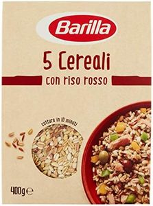 Barilla Mix 5 Cereali con Riso Rosso, Fonte di Fibre, 400g
