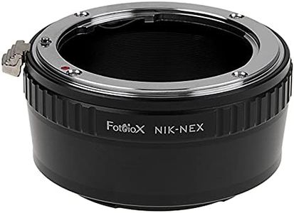 Fotodiox Nikon-NEX-none-G - Adattatore per montature obiettivi, per Sony Alpha, serie NEX