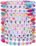 Wioklwe 12Pcs Swifty Friendship Bracelets for Fans - 1989 Lover FTS Album Bracelet Set Swifty Braceletys for Women Girls Swifty Merchandise Friendship Bead Bracelets (Colorful2)