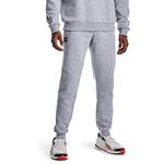 Under Armour Men Rival Fleece Joggers, Comfortable and warm tight tracksuit bottoms for men, men's jogger bottoms with loose fit