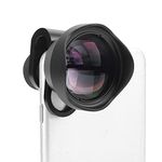 Mobile Phone Portrait Lens,65mm Phone Telephoto Portrait Closeup Lens,Phone External Aspherical Portrait Lens with storage bag,for IOS Pad/Smartphones