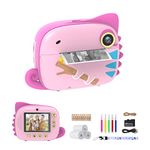 TIATUA Kids Camera Instant Print,Digital Camera for Kids with 20MP Dual Lens & 32G Card,Photo Paper & Fun Accessories Included,Gift for Girls Boy Age 3+