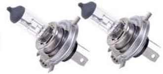 2 X H4 Bulbs to Fit Cars and Vans that Have a 3 Pin Bulbs - Headlight Bulb 12v 60/55 Watt (472)