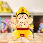 Panda's Box Mantra Chanting Baby Ganesha (28 CM) | Musical Soft Plush Toy | Best Gift for Infants, Toddlers & Babies