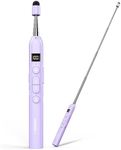 NORWII N21 Bluetooth Presentation Clicker with Telescopic Teaching Pointer, Presentation Remote with Retractable Stick for PowerPiont, Wireless Presenter, Slide Advancer - Purple