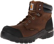 Carhartt Men's CMF6380 Rugged Flex Six Inch Waterproof Work Boot,Dark Brown Oil Tanned,15 W US