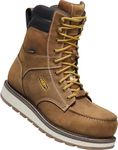 KEEN Utility Men’s CSA Cincinnati 8” Waterproof Composite Toe Wedge Work Boots, Belgian/Sandshell, 10.5 D (Medium) US