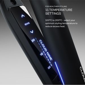 CLOUD NINE Slim Hair Straightener – Variable Temp, Mineral Plates, Quick Heat