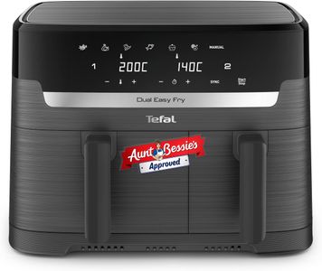 Tefal Easy Fry Dual Zone Digital Air Fryer, 8.3L, 2 Drawers – Non-Stick, 8-in-1, Coal Grey