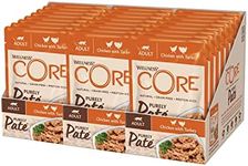Wellness CORE Purely Paté Chicken & Turkey, Smooth Paté Wet Cat Food, Grain-Free, High Meat Content, Chicken & Turkey, 24 x 85g