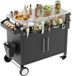 Outdoor Grill Cart with Patio Furni