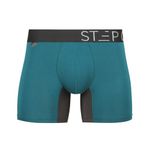 STEP ONE | Mens Bamboo Trunk (Shorter) | Anti Chafe, Moisture Wicking Underwear for Men | Smashed Avocado | S