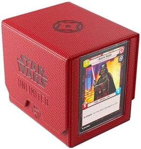 Gamegenic | Star Wars Unlimited Deck Pod | ¡Lleva tu Experiencia de Juego a un Nuevo Nivel! | Caja para Mazos Premium | Caben 60 Cartas con Doble Funda | Diseñado para Star Wars Unlimited TCG | Rojo
