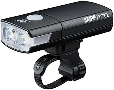 CatEye Unisex's Ampp 1100 Front Bicycle Light, Black, One Size