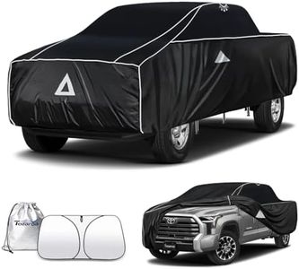 Tozaroa Hail Protector Car Cover for Truck(Length:228"-242"),Waterproof All-Weather Anti Hail Thick Multi-Layered EVA with Sun Visor&Storage Bag for F-150,Silverado,Ram,Sierra,etc