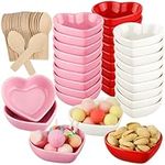 Yoande 36 Pieces Heart Shaped Bowls