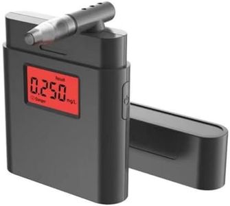 Personal Breathalyzer for Home, Portable Alcohol Tester,Professional Grade Accuracy Alcohol Breath Test,with Dust Cover, More Clean and Digital Red LCD Display for Personal